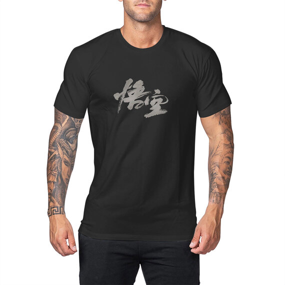 Black Myth Wukong T-Shirt Short Sleeve Round Neck