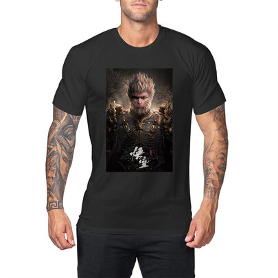 Black Myth Wukong Men's Heroic Pose T-Shirt