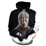 Black Myth Wukong Hoodie Long Sleeve Streetwear Hooded Sweatshirt