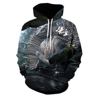 Black Myth Wukong Video Game All Over Printed Hoodie