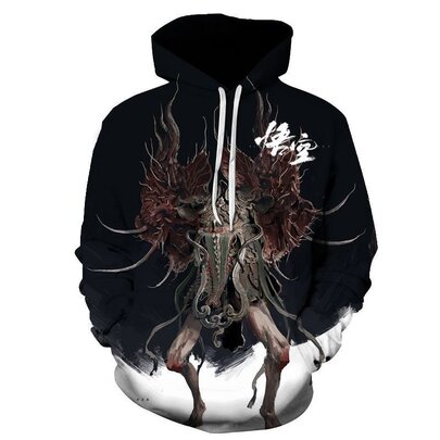 Sun Wukong Chinese Monkey King Pullover Hoodie for Sale