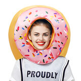 Shop Doughnut Funny Food Costume  for Cosplay Parties