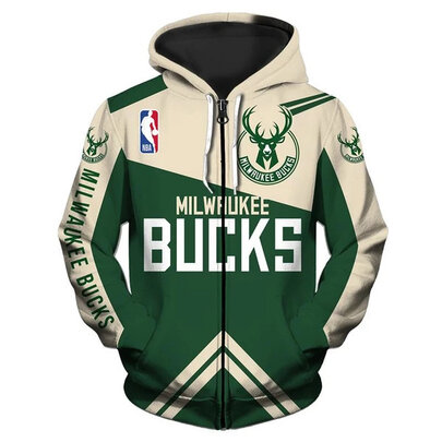 NBA Milwaukee Bucks Logo Hoodie for sale