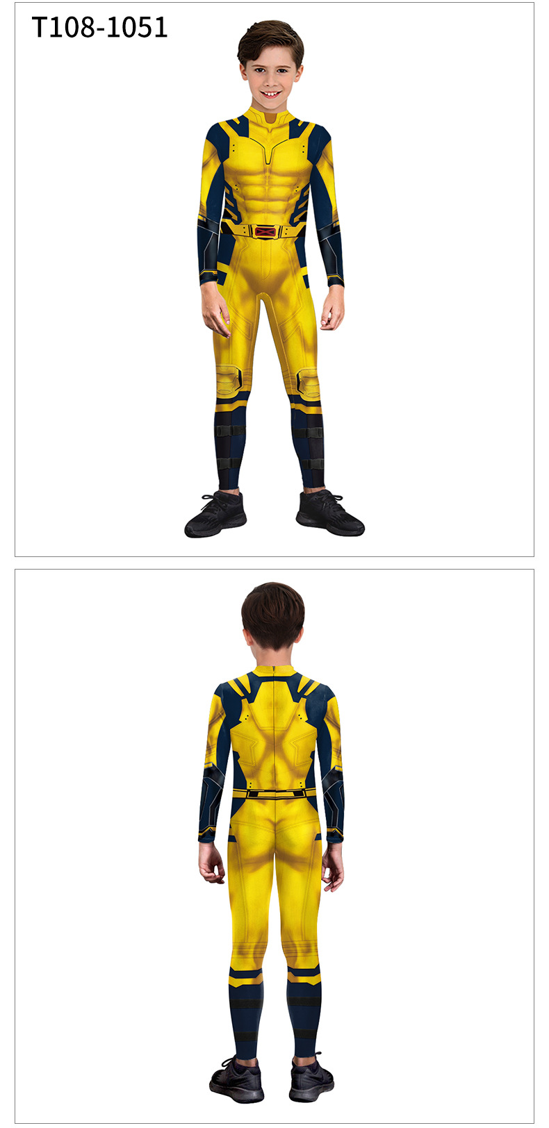 Wolverine jumpsuit model show childrens