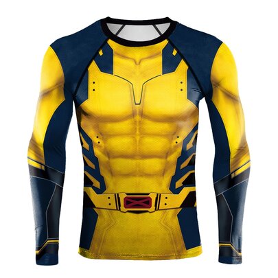 Cool superhero Marvel Wolverine 3D graphic Tee