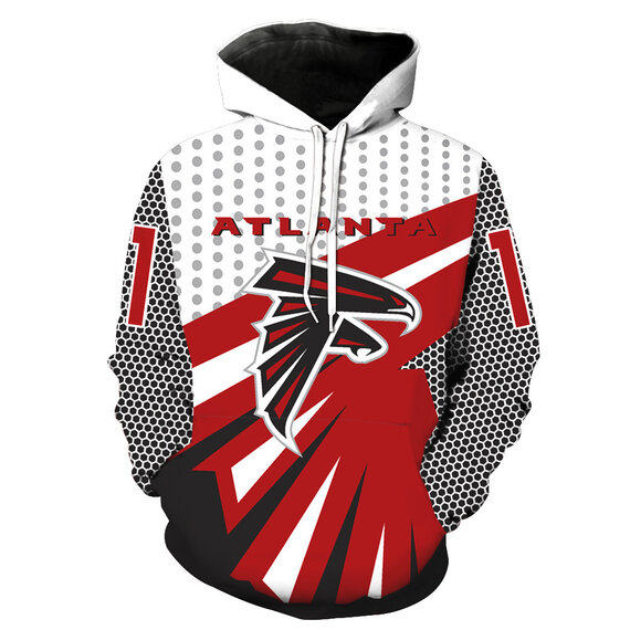 Cool NFL pullover hoodie Atlanta Falcons Jersey long sleeve