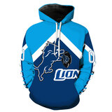 Shop Men's Detroit Lions Sweatshirts long sleeve drawstring