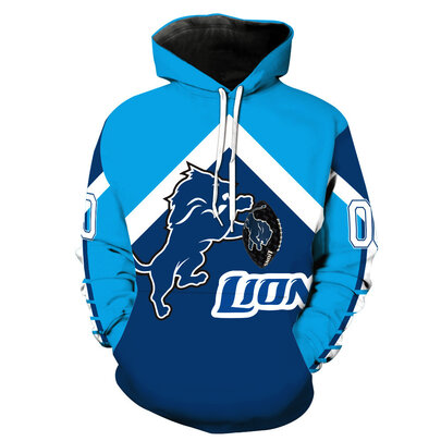 Shop Men's Detroit Lions Sweatshirts long sleeve drawstring