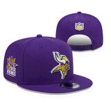 America National Football League Minnesota Vikings Adjustable Snapback Hat For NFL Fans