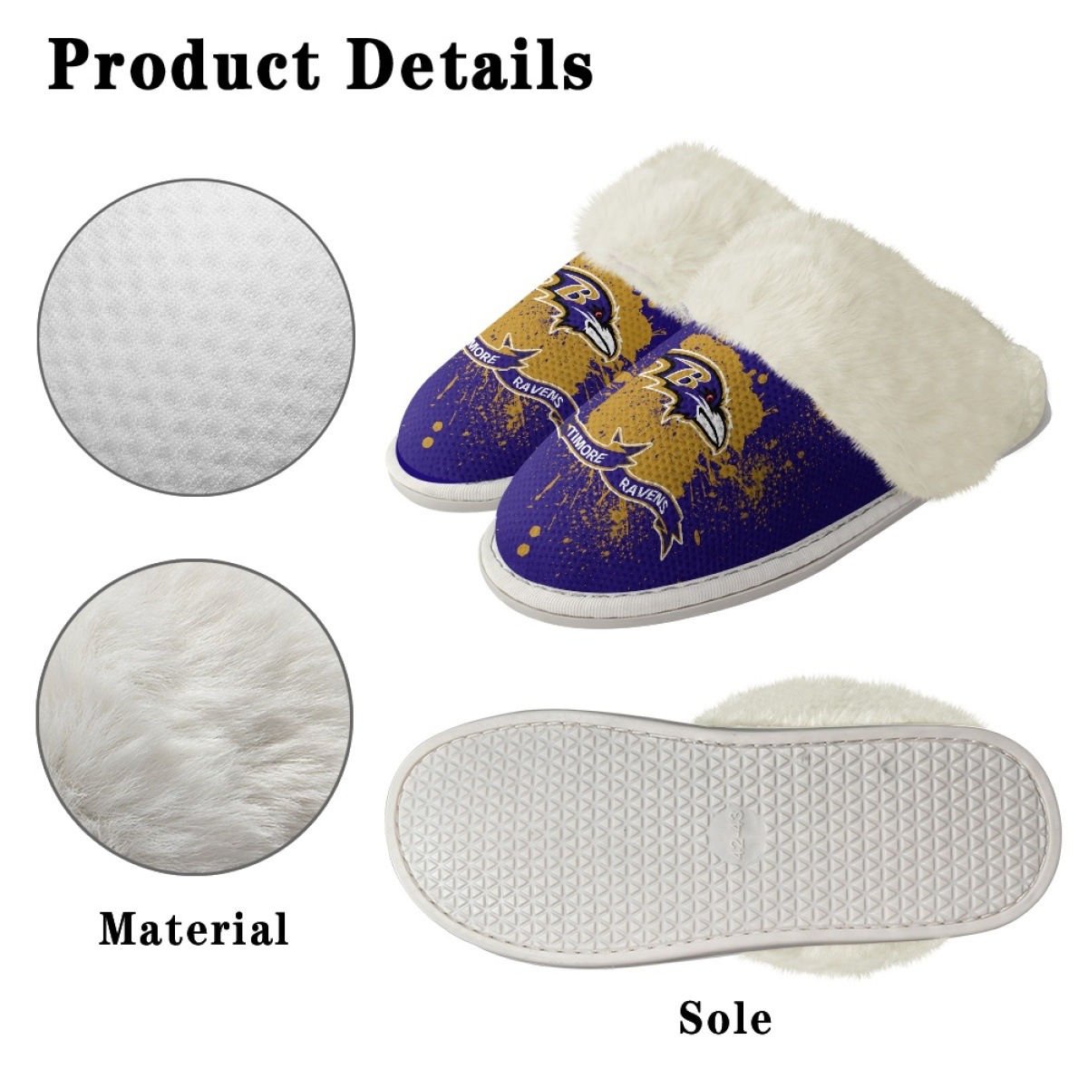 NFL Baltimore Ravens Winter Slipper product detail