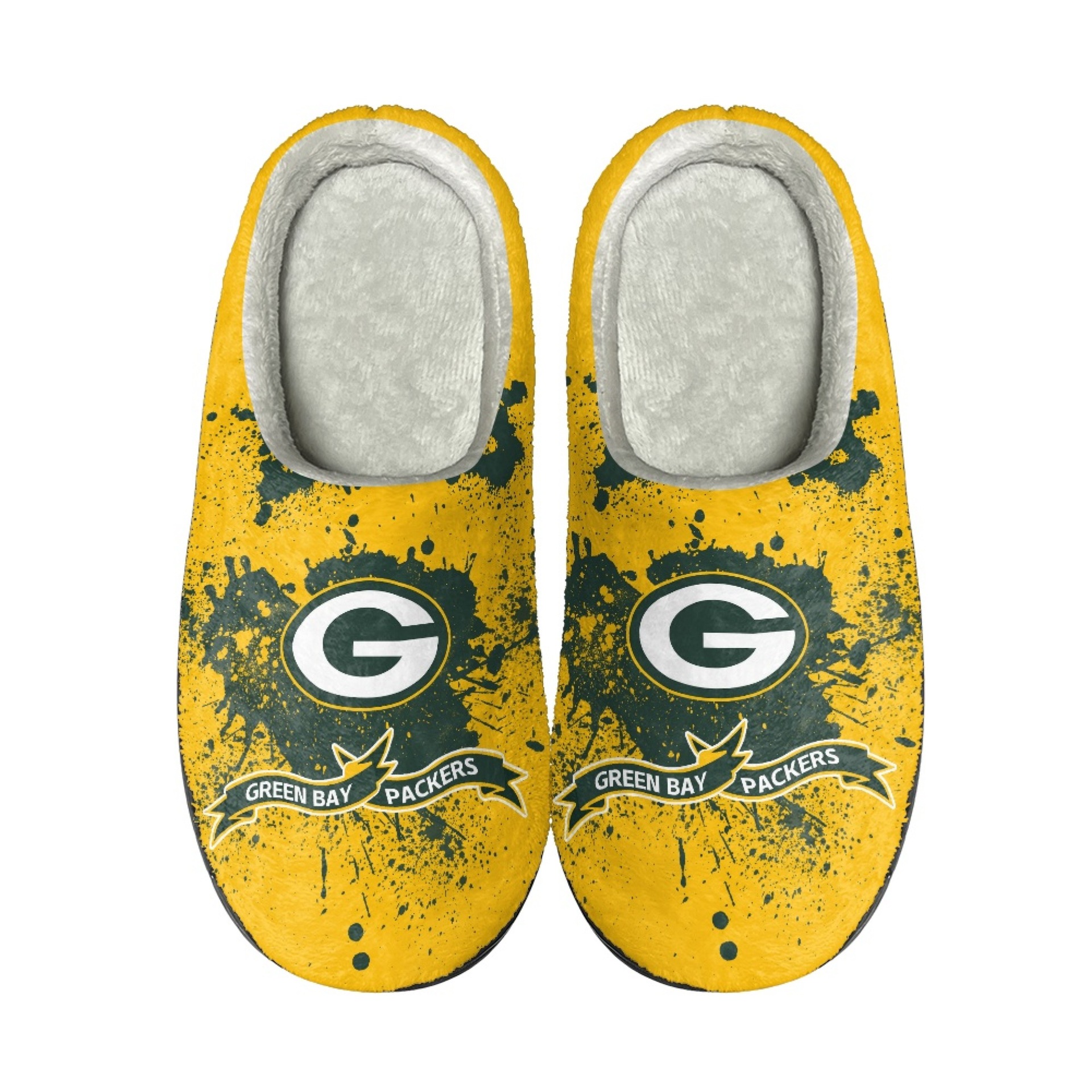 National Football League Team Logo Green Bay Packers Slip On Slipper for mens