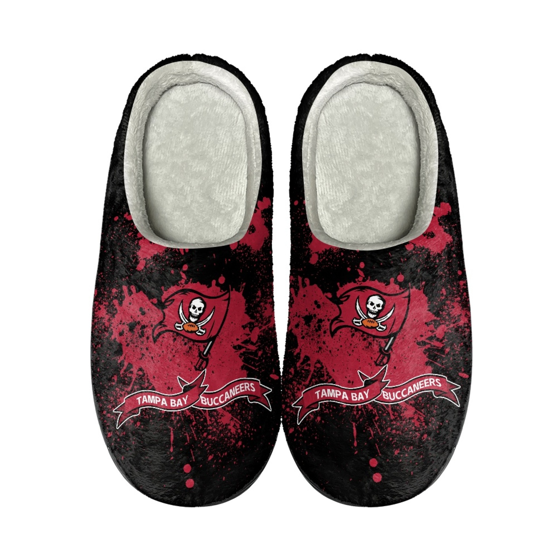 National Football League Team Logo Tampa Bay Buccaneers Slip On Slipper for mens