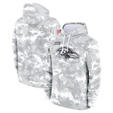 NFL Official licensed merchandise Baltimore Ravens drawstring pullover Hoodie Camo Grey