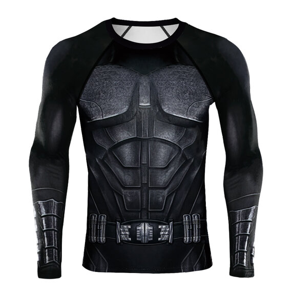 long sleeve batman gym tee shirt