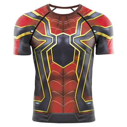 Marvel Superhero Endgame Spiderman Cool Dry Long Sleeve Compression Shirt