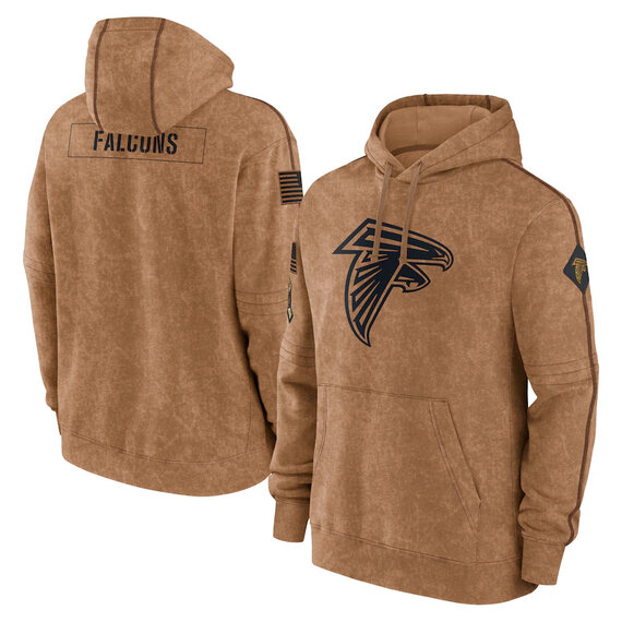 America National Football league NFL Football wear Atlanta Falcons classic team logo 3D print pullover sweatshirt with drawstring hood and kangaroo pouch