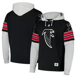 NFL Official licensed merchandise Atlanta Falcons Jersey Long Sleeve Hooded Sweatshirt