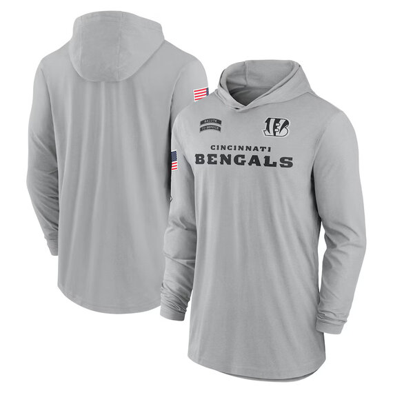 Mens Classic NFL Cincinnati Bengals quick try long sleeve Hoodie Shirt For Summer autumn