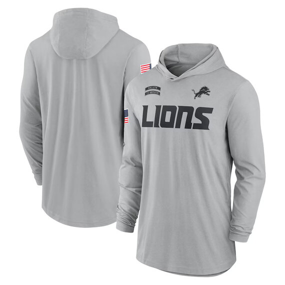 Mens Classic NFL Detroit Lions quick try long sleeve Hoodie Shirt For Summer autumn