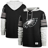 NFL Official licensed merchandise Philadelphia Eagles Jersey Long Sleeve Hooded Sweatshirt