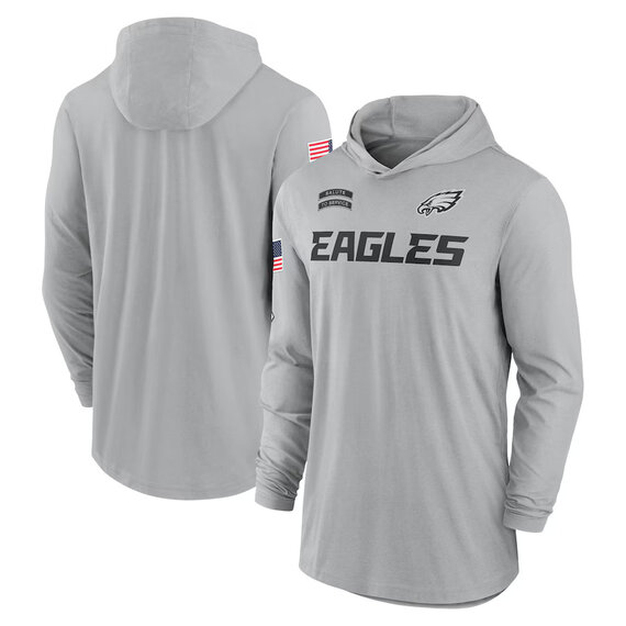 Mens Classic NFL Philadelphia Eagles quick try long sleeve Hoodie Shirt For Summer autumn