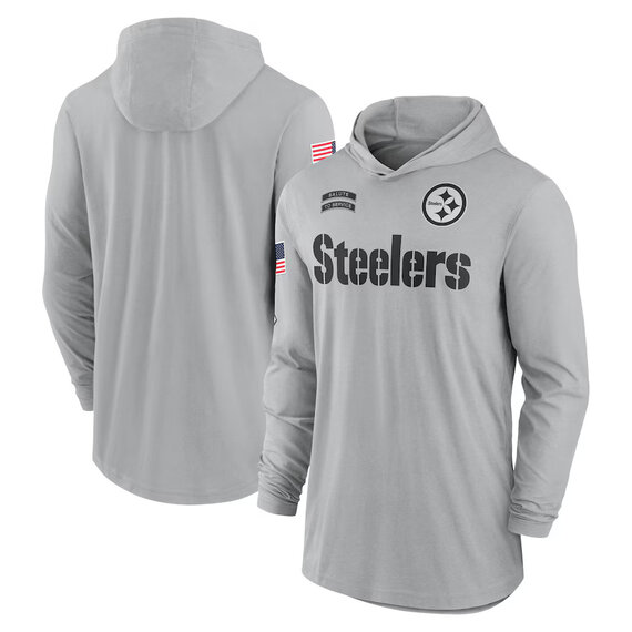 Mens Classic NFL Pittsburgh Steelers quick try long sleeve Hoodie Shirt For Summer autumn