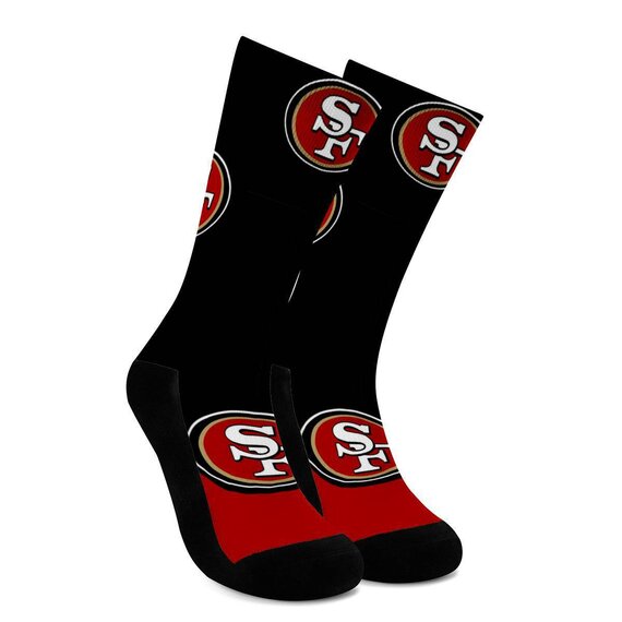 National Football League Team Logos San Francisco 49ers NFL Socks Free size