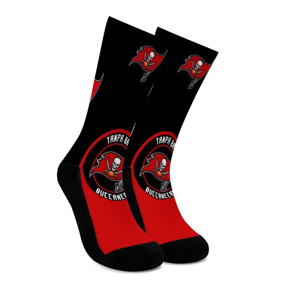 National Football League Team Logos Tampa Bay Buccaneers NFL Socks Free size