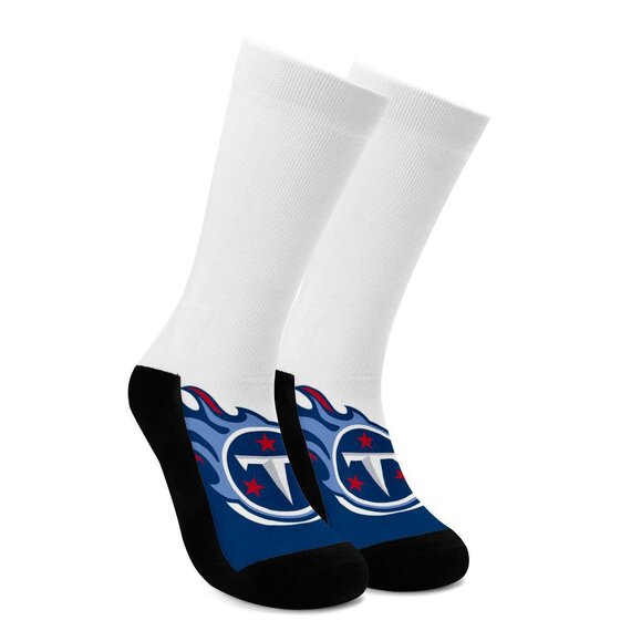 National Football League Team Logos Tennessee Titans NFL Socks Free size