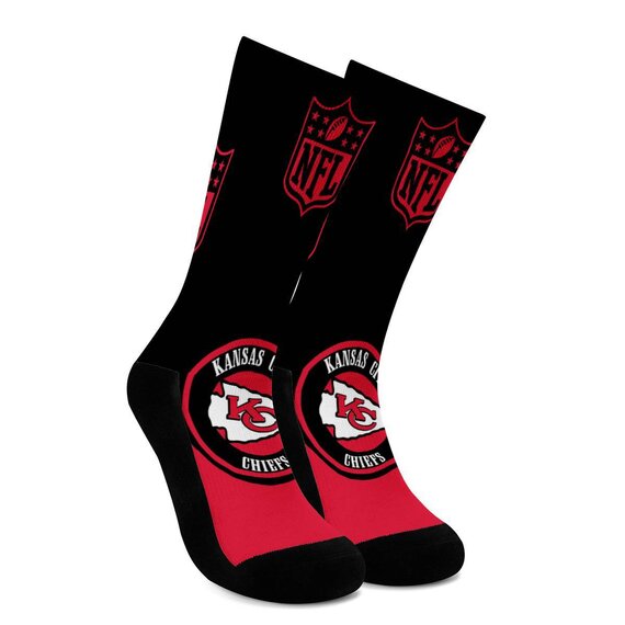 National Football League Team logo  Kansas City Chiefs NFL Socks Free size