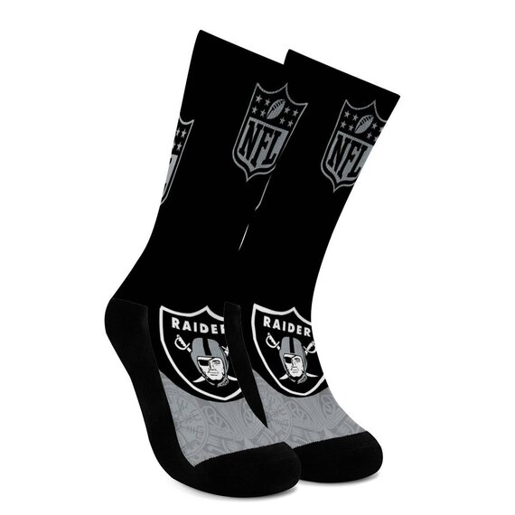 National Football League Team logo  Las Vegas Raiders NFL Socks Free size