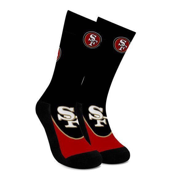 National Football League Team logo  San Francisco 49ers NFL Socks Free size