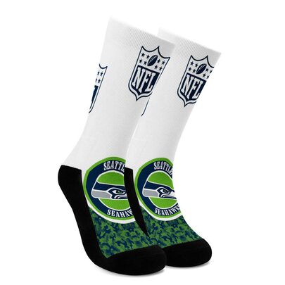 National Football League Team logo  Seattle Seahawks NFL Socks Free size