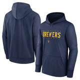 MLB merchandise hoodie - MLB team Milwaukee Brewers sweatshirt for men and women,long sleeve,drawstring,two front pockets