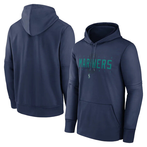 MLB merchandise hoodie - MLB team Seattle Mariners sweatshirt for men and women,long sleeve,drawstring,two front pockets